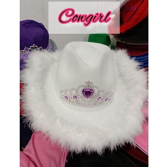 ➙kc Ready Stock➙ Cowgirl Hat topi cowboy coew aesthetic y2k J93 ✳