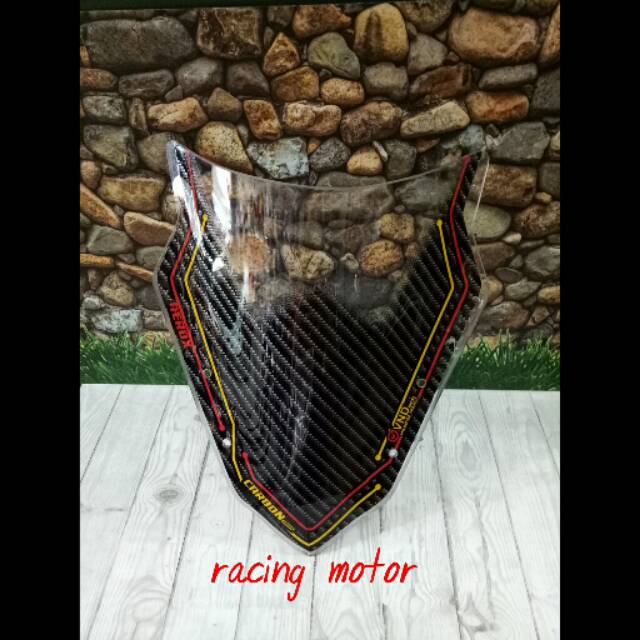 WINDSHIELD AEROX VND VISOR YAMAHA AEROX  155 VND WINDSHIELD VND YAMAHA AEROX 155 CARBON