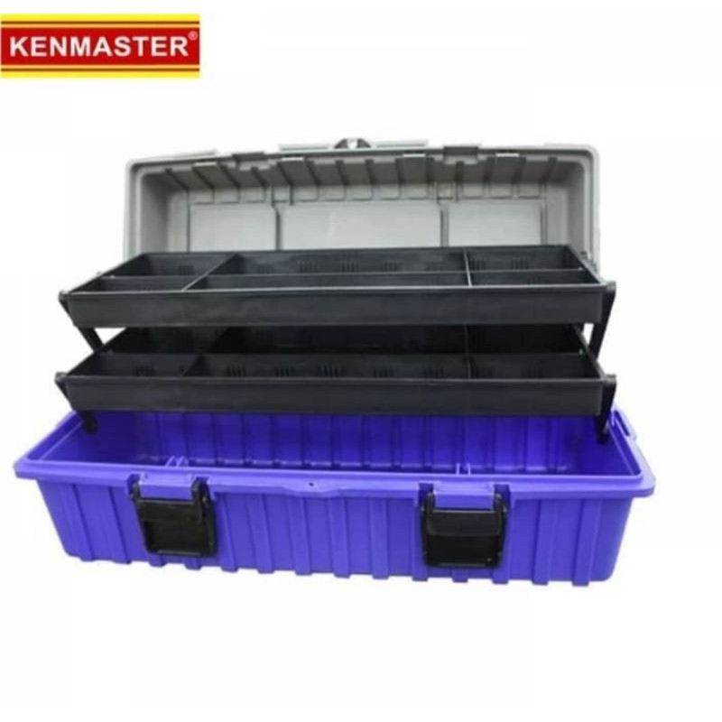 Kenmaster Tool Box 17&quot; Heavy Duty 17inch - toolbox 17 inch 2 susun