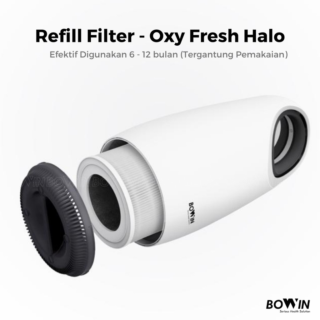 Bowin Elemen Filter Oxy Fresh - HALO (Refill Filter) - REFILL OXY-HALO