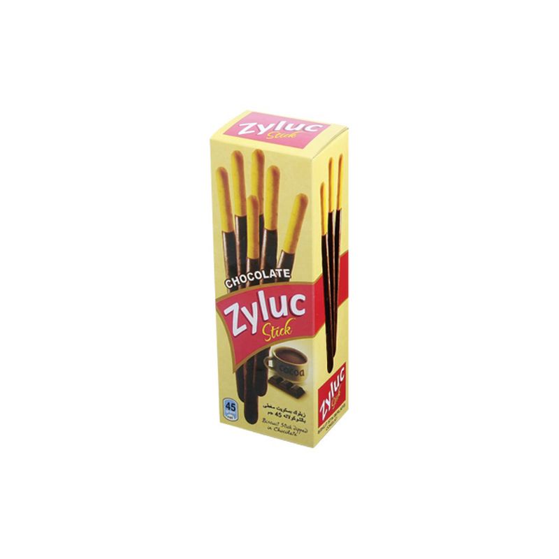 

Zyluc Stick Coklat / Biskuit Stik Berlapis Coklat