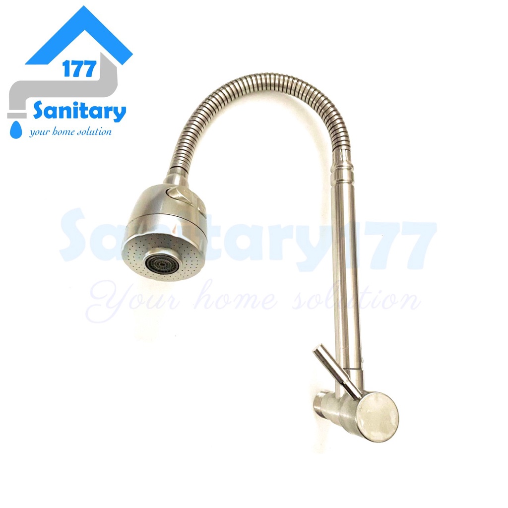 Kran Angsa Murah fleksibel Minimalis Stainless 41B-Keran Air Dapur 2in1 Sink wastafel washtafel Cuci Piring kitchen faucet stainless /G77B