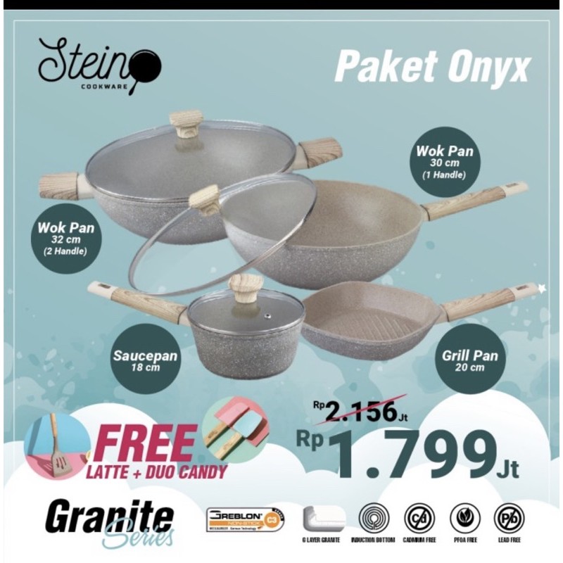 Paket Onyx Steincookware