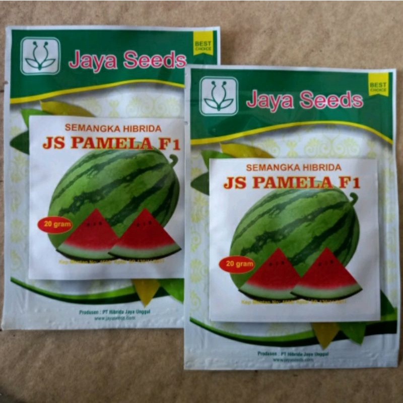 Benih Semangka Bulat JS PAMELA F1 Isi 20 Gram | Bibit Semangka Hibrida