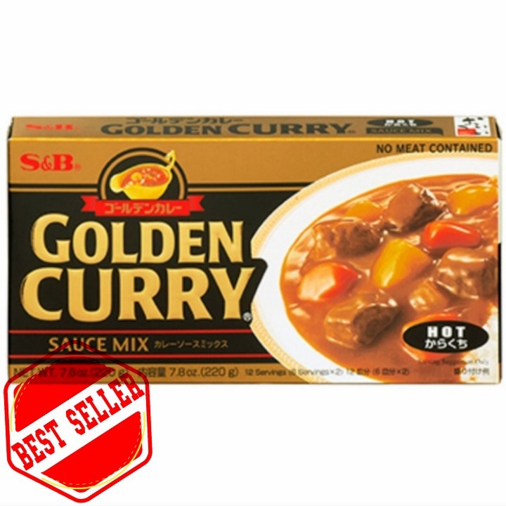 

S&B Golden Curry MIx Hot 220gr / Saus Kari Impor Jepang