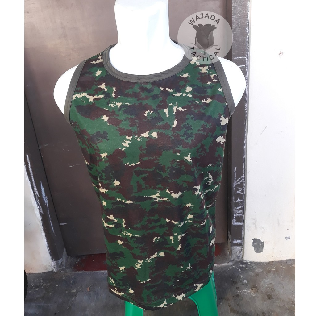 Kaos Singlet Loreng NKRI Kaos Loreng TNI Army