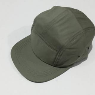 FIVE 5 PANEL POLOS TOPI POLOS 5 Panel polos hitam topi 