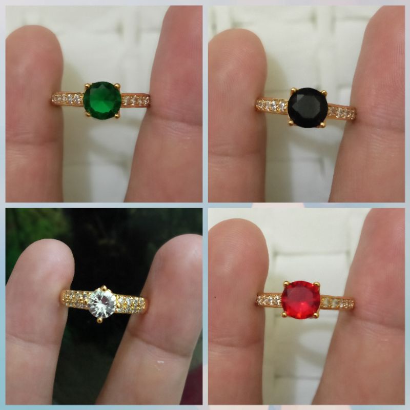 Cincin xuping mata zircon BRK. 34