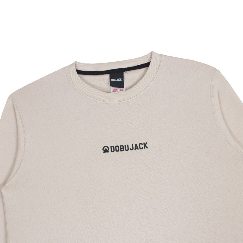 Dobujack Sweater Littlelogo 2 Black Crewneck - abu-abu misty / Crewneck Dobujack Store / Cn Pria / Crewnek Pria Wanita / Crewneck Oversize / Sweater Oversize / Crewneck Simpel Kekinian Terlaris / Cn Abu Polos / Hoodie Crewneck Pria Wanita