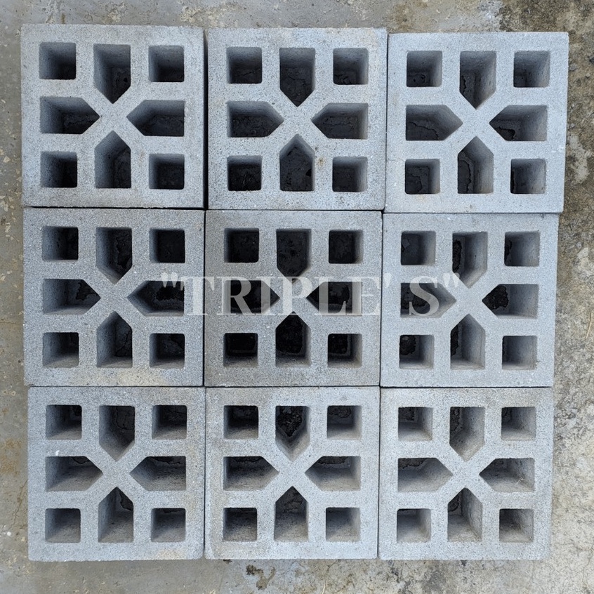 Loster Beton Laba - Laba Lubang Angin Roster Dinding Loster Rumah Minimalis Roster Beton