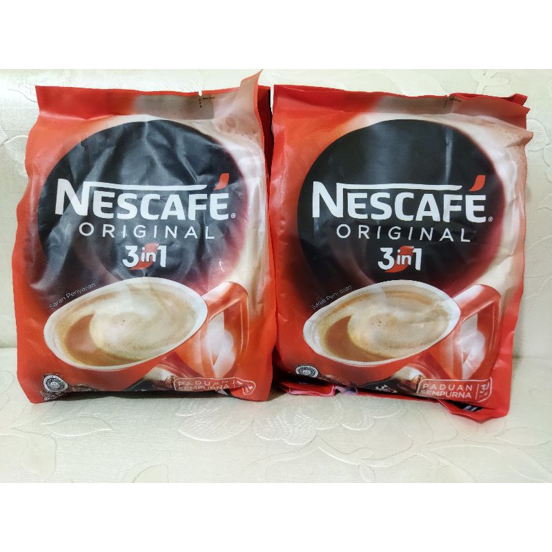 

NESCAFE ORIGINAL 3 IN 1 (17.5 GRAM × 30 SACHET) / NESCAFE ORIGINAL 1 BAG / NESCAFE ORIGINAL / KOPI NESCAFE