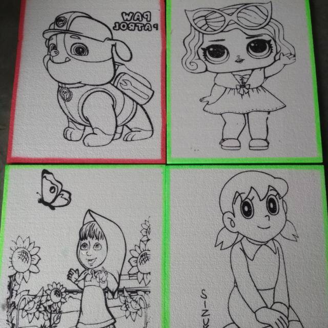 

Gabus styrofoam mewarna lis warna