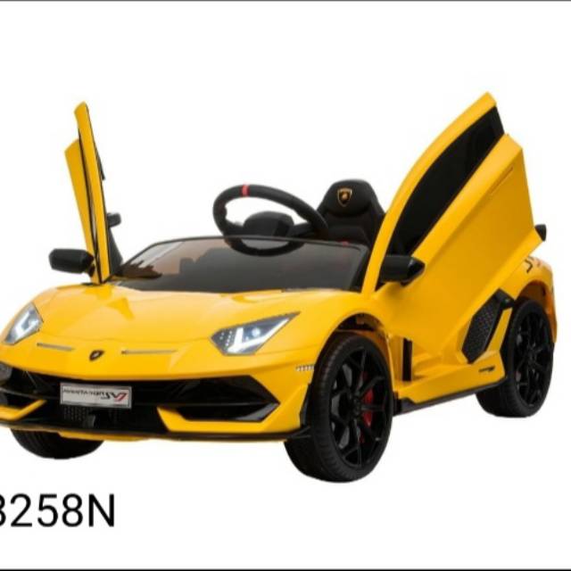 MOBIL AKI ANAK NEW LAMBORGHINI AVENTADOR SVJ PK-8258N LISENSI