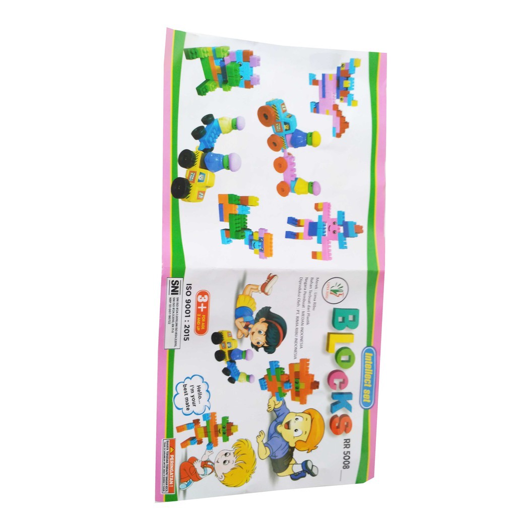 RR5008 Mainan Edukatif Intellect set Block Blocks Brick isi 16 pcs