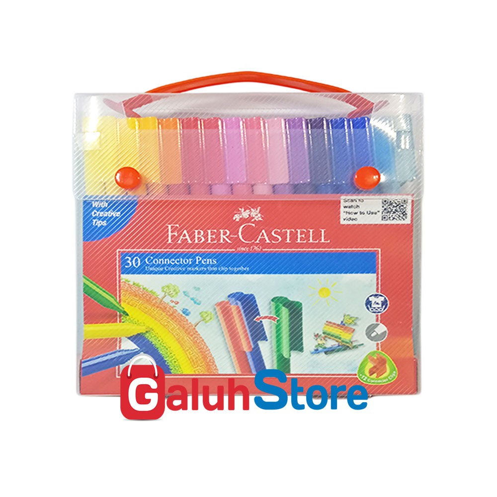 

Faber Castell Connector Pen Set 30 Gift Set Warna