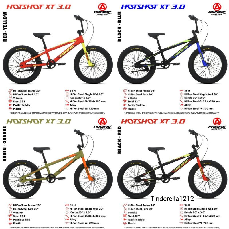 Sepeda BMX 20" Pacific Hotshot XT 3.0