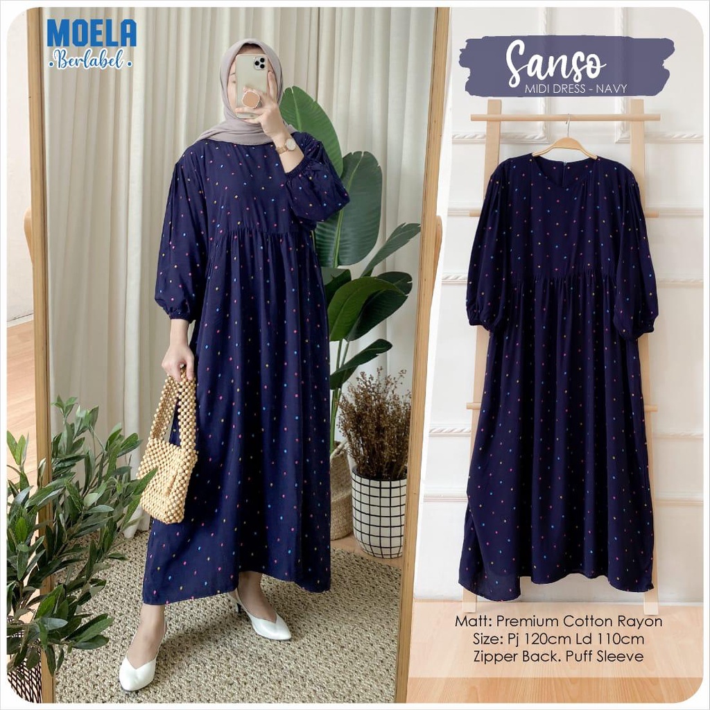 SANSO MIDI DRESS