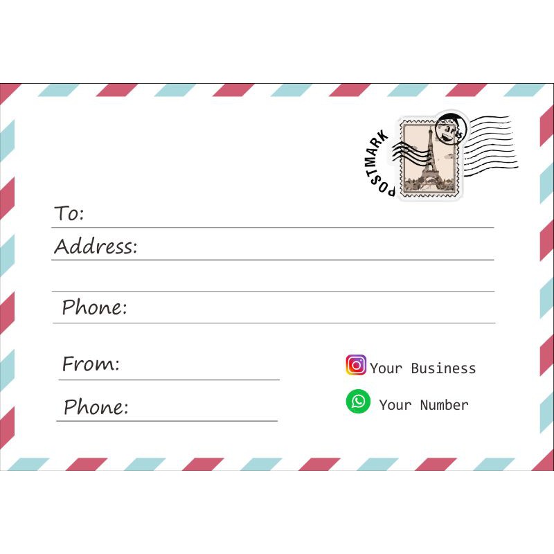 

stiker pengiriman Olshop (min order 30pc)