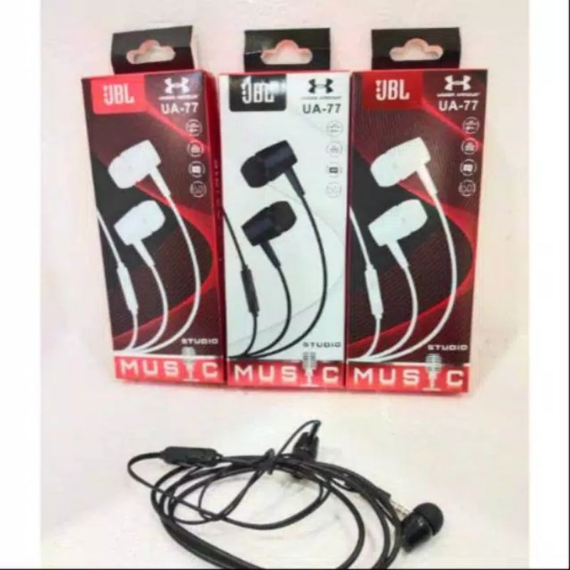 HEADSET J UA77 HANDSFREE EARPHONE J UA77 STEREO STEREO STUDIO