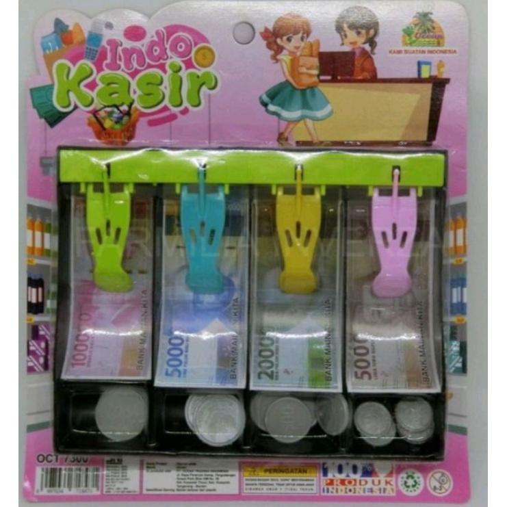 Mainan Kasir Kasiran Uang Set Kecil
