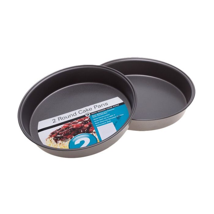 

KUE-PENGHIAS-ALAT- COOKS HABIT ROUND CAKE PAN - LOYANG KUE 9 INCH/2 PCS -ALAT-PENGHIAS-KUE.