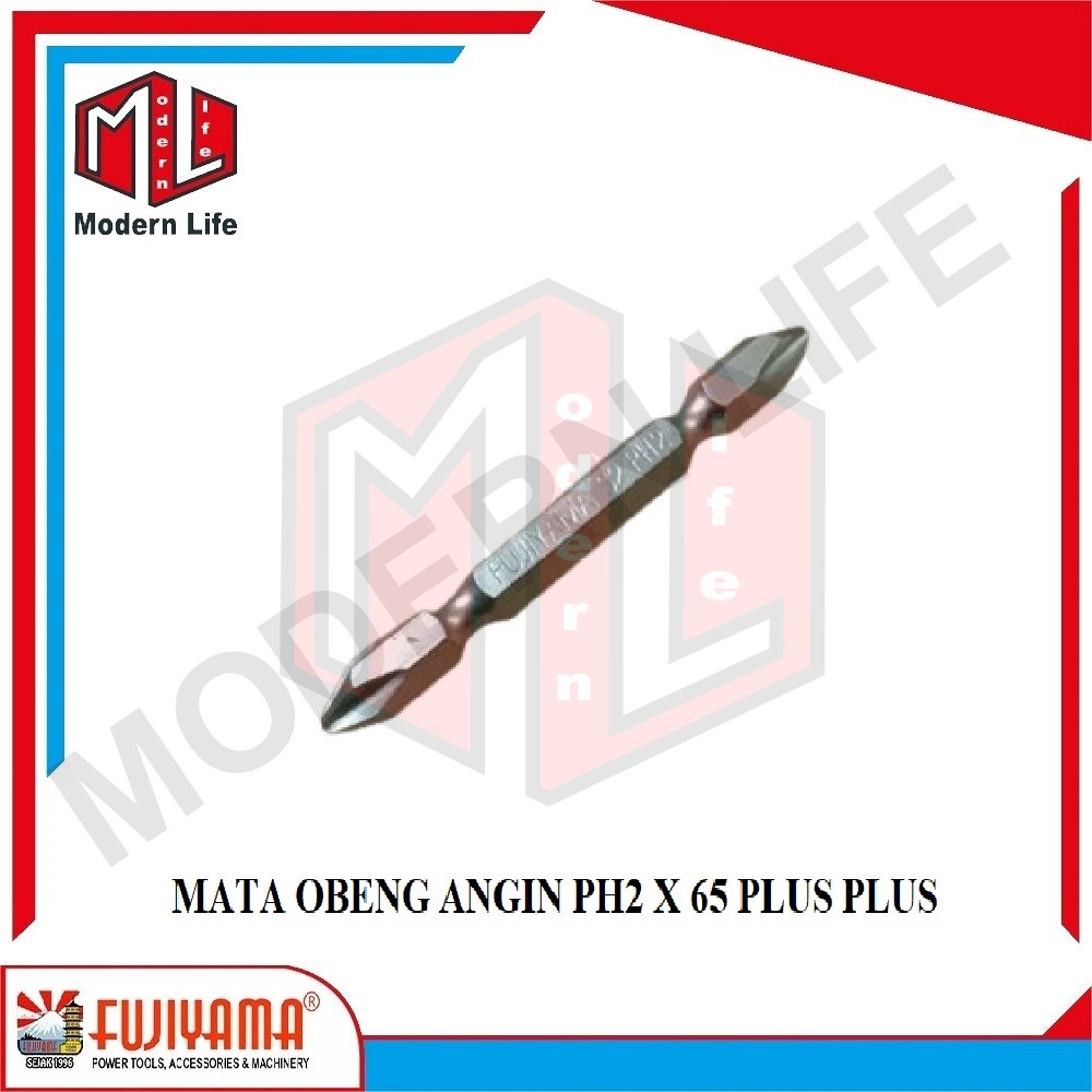 Mata Obeng Angin Magnet PH2 x 65mm / Screwdriver Bits Magnet (+) (+) PLUS PLUS