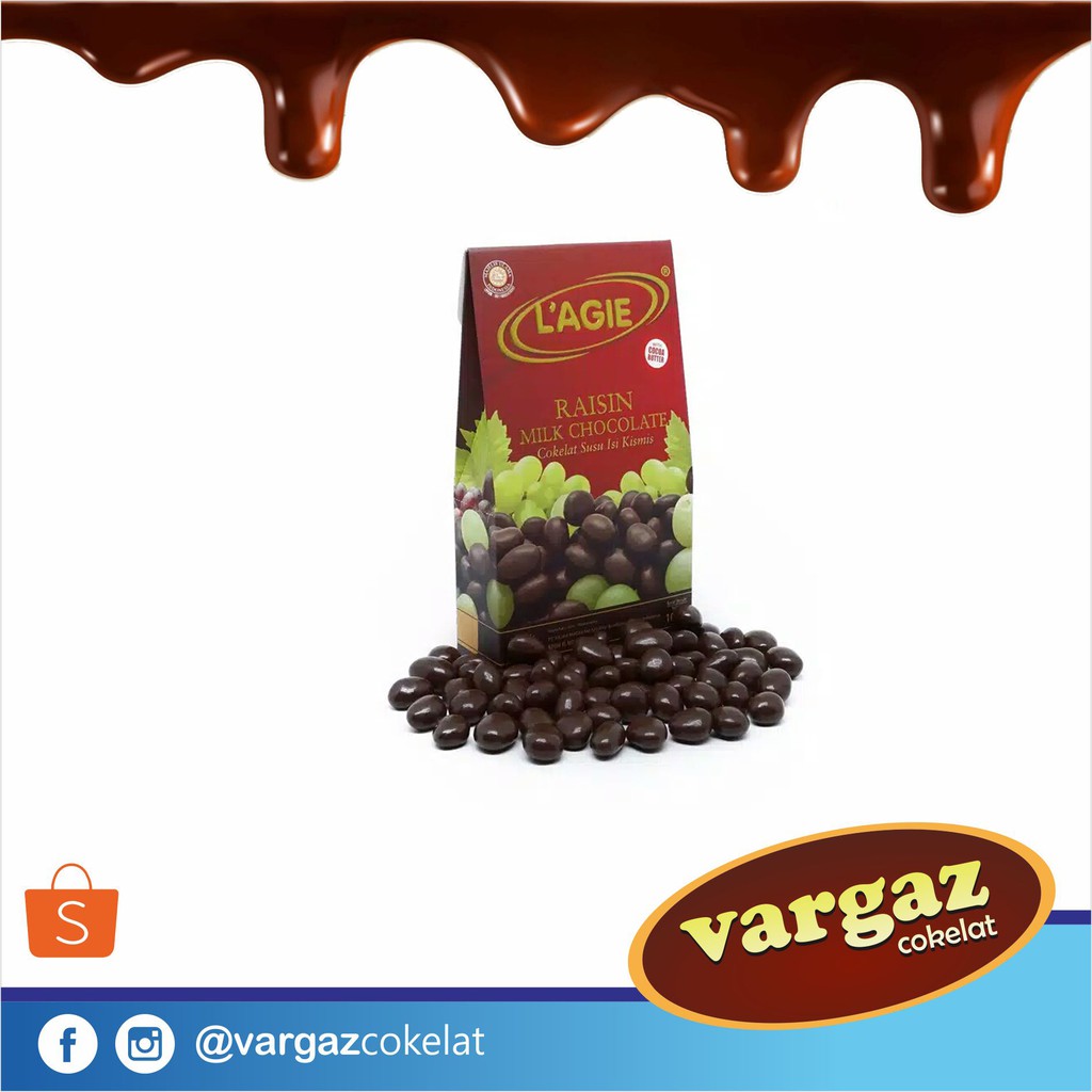 

TERMURAH COKLAT RAISIN LAGIE COKLAT PREMIUM COKLAT MURAH ISI KISMIS