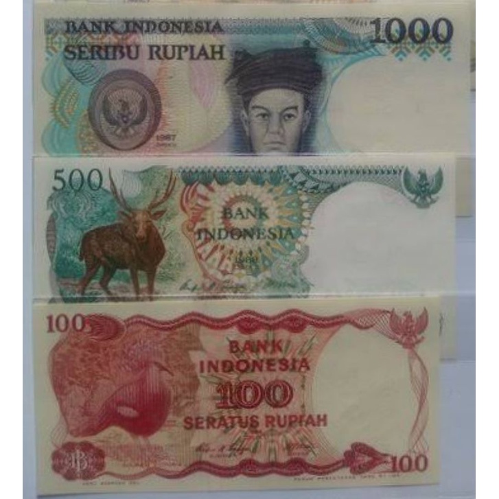 PAKET UANG KUNO INDONESIA SET MINI TAHUN 80an