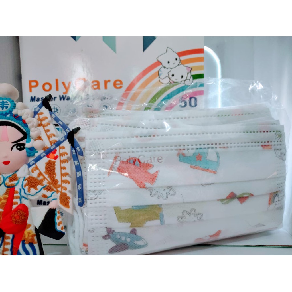 MASKER MEDIS POLYCARE ANAK MOTIF