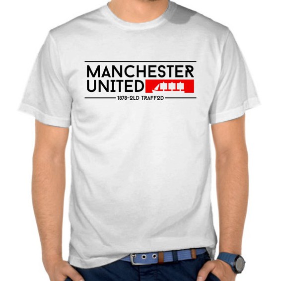 Tshirt/t shirt/polo/hoodie/kaos bola Manchester United Putih