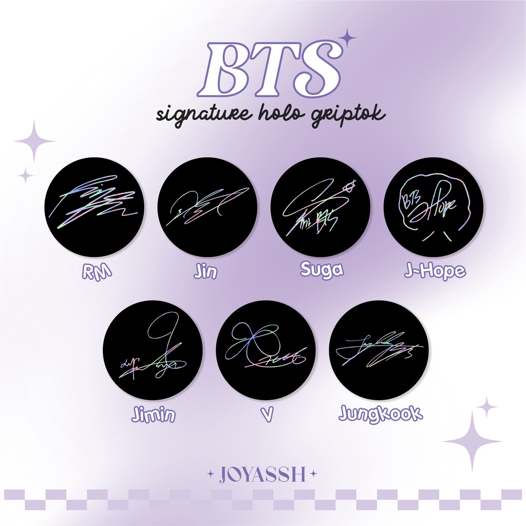 BTS Signature Hologram Griptok / Griptok TTD BTS