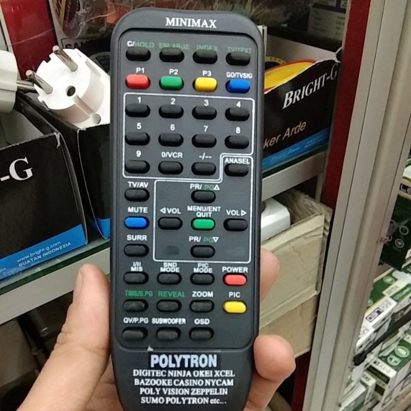 REMOT TV TABUNG POLYTRON