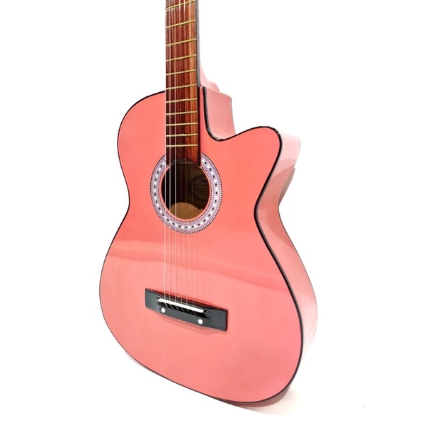 Gitar Akustik Yamaha Tipe F310 P Warna Pink Model Coak Senar String Murah Jakarta buat Pemula atau Belajar Kado