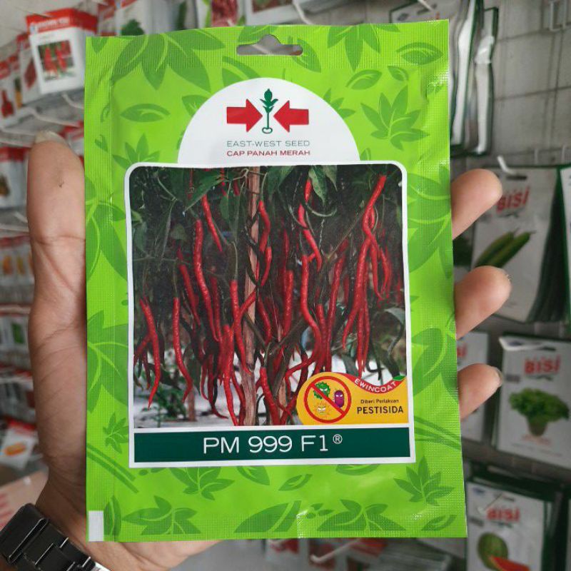 Benih Bibit Biji Cabe Merah Kriting PM 999 isi(150btr)