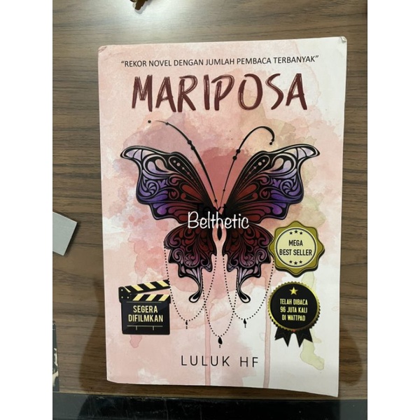 PRELOVED NOVEL ORIGINAL MARIPOSA KARYA LULUK HF