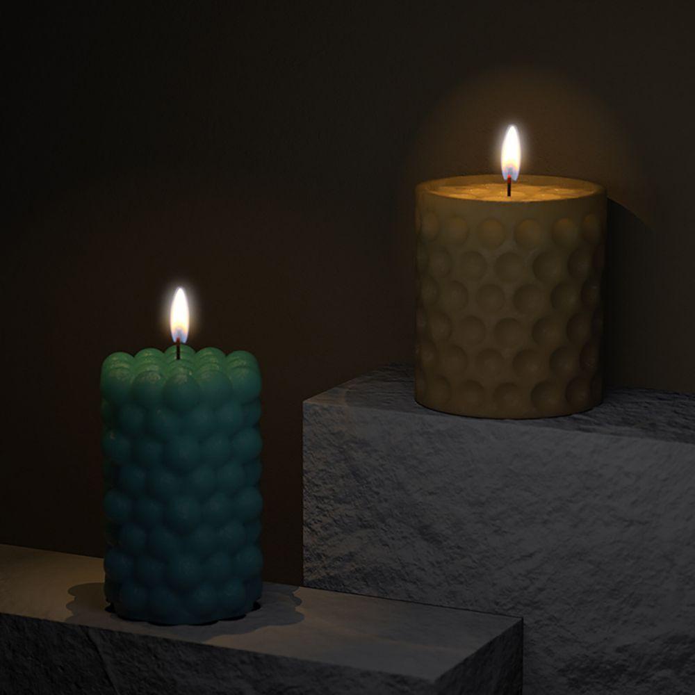 Solighter Cetakan Lilin Perlengkapan Pernikahan Clay Tools Candle Mould Handmade 3D Art Wax Mold