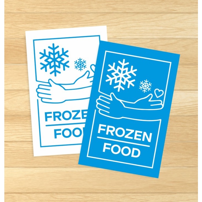 

RB Sticker Label Frozen Food Stiker Makanan Beku 5,5 x 8,5 cm (1 Roll/ 500 Pcs)