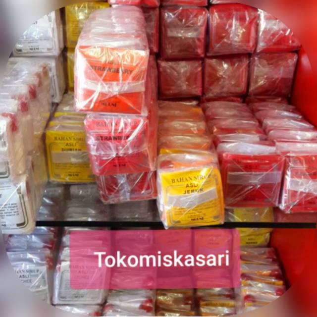 

Bahan sirup instant . Bahan syrup