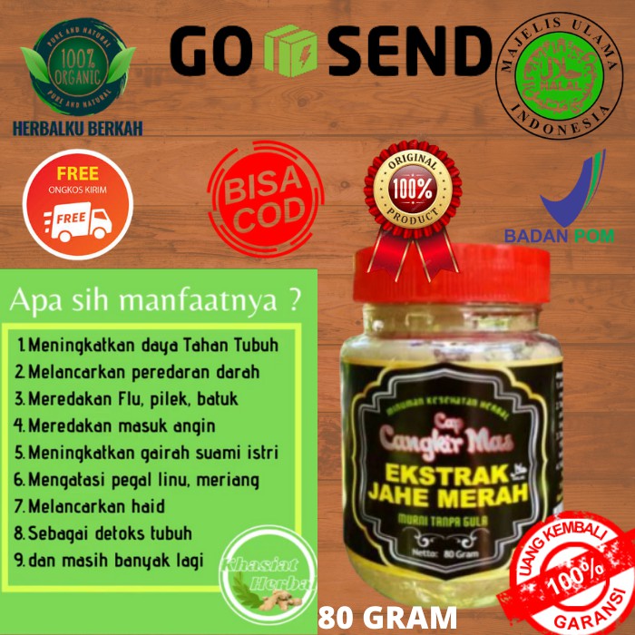 

JAHE MERAH bubuk amh cangkir mas segar minuman herbal jahe bubuk Ekstrak Jahe Merah Murni Tanpa Gula