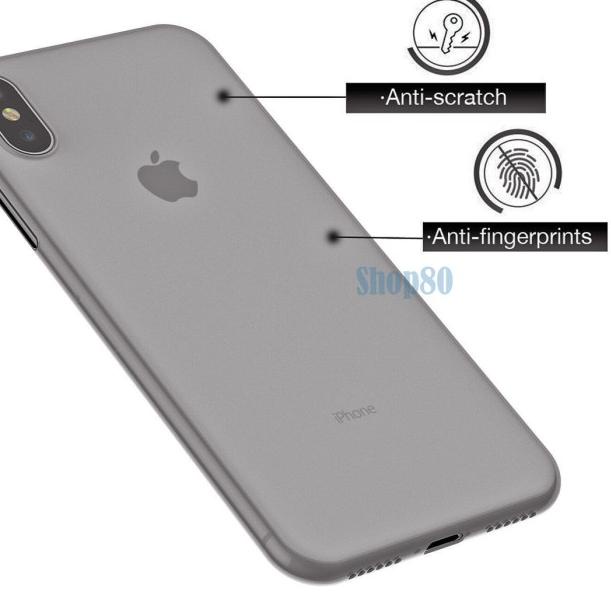Case Super Slim iPhone XS XR Max 11 12 Mini Pro Doff Casing Transparan - Hitam, 11 Pro