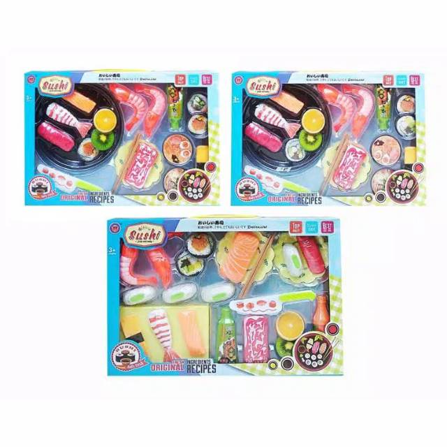 Mainan Sushi set