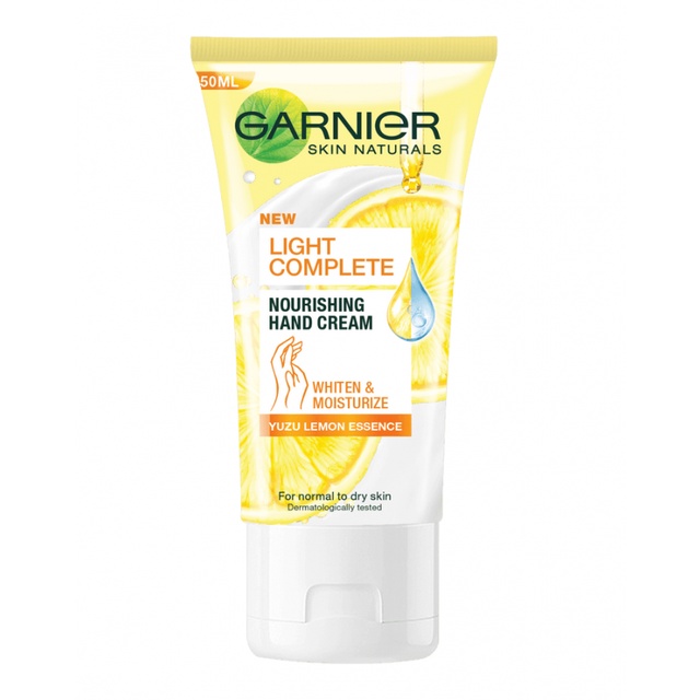 GARNIER LIGHT COMPLETE HAND CREAM 50ML / CREAM TANGAN