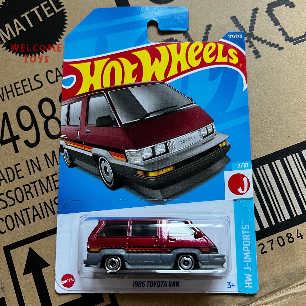 Hot Wheels 1986 Toyota Van HW J Imports Original Hotwheels Mainan Mobil Motor