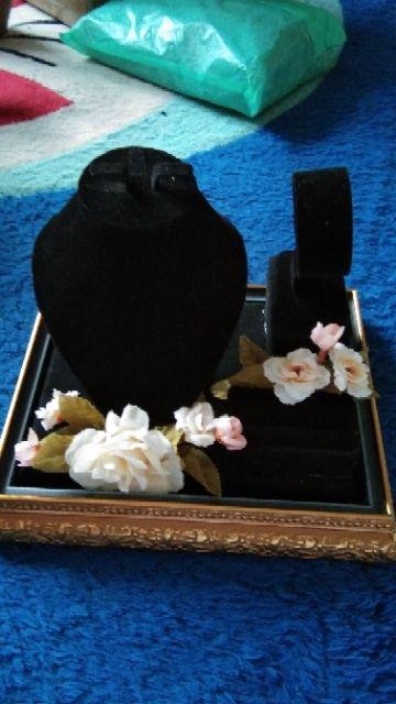 Kotak Perhiasan Cincin Kalung Gelang Jam Tangan Alas Frame Tutup Mika Seserahan Hantaran Pernikahan