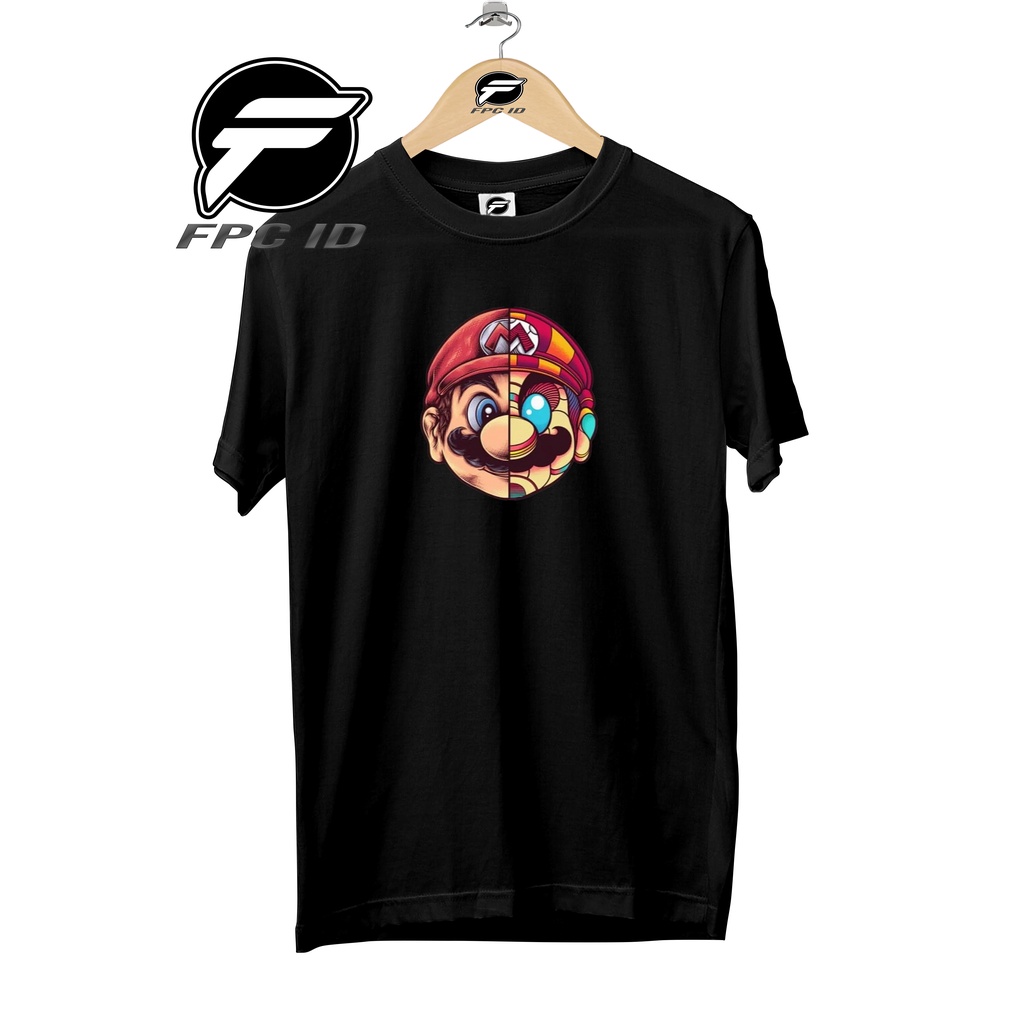 Kaos Distro Super Mario Bros 046 Cotton Combed 30s Baju Atasan Pria T Shirt Wanita Jumbo Pilihan Favorit Fpc Id