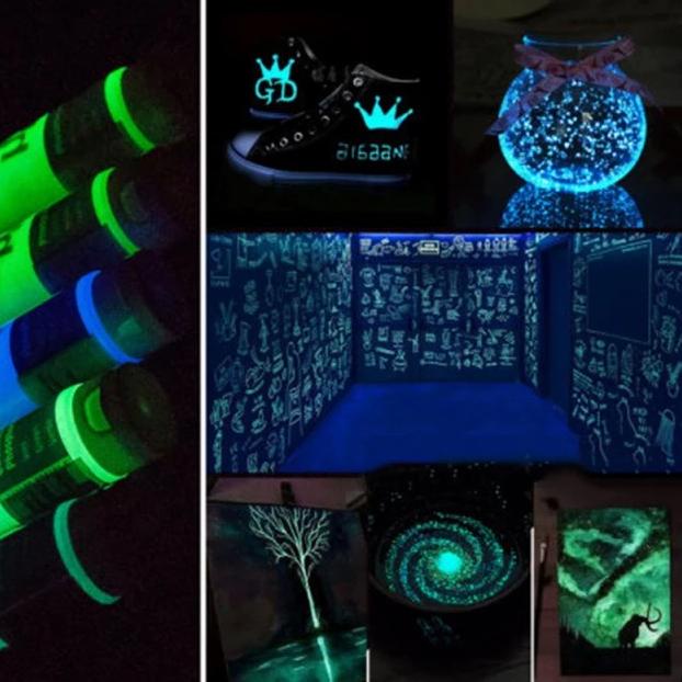 

TERBARUU!! Pebeo Phosphorescent Gel / Glow In The Dark Paint / Cat Fosfor 100 ml TERLARIS