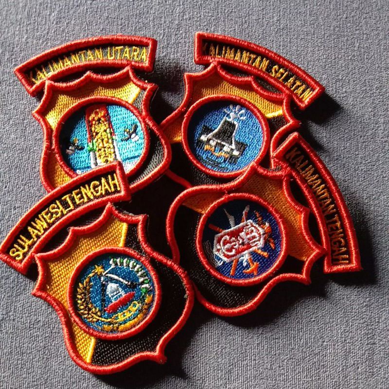 BORDIR TIMBUL POLDA  KALSEL KALTENG KALUT SULTENG BALI JAMBI MALUKU METRO LAMPUNG KALBAR SULUT