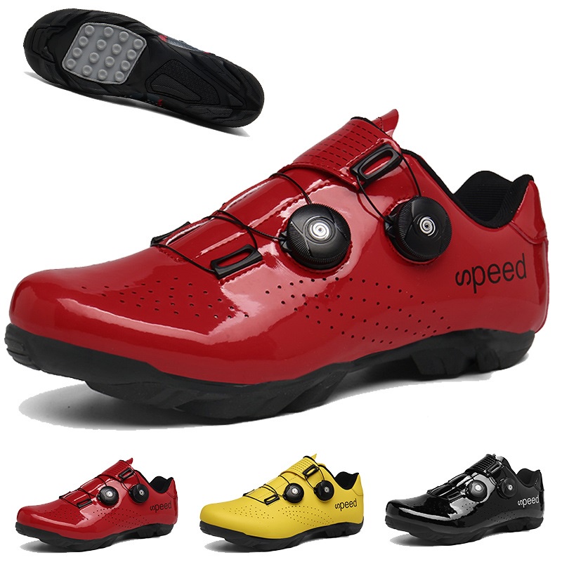 COD Ukuran 37-44 Sepatu Sepeda Pria Wanita Non Cleat RB MTB Roadbike Sepatu Karet Gowes Balap Cycling Bike Shoes 115