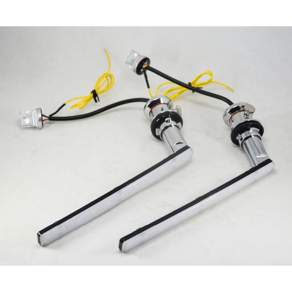 Katup Winker LED Sequential Dua Warna Putih / Kuning / Amber Untuk Alphard 30 Vellfire 30 Noah Voxy80