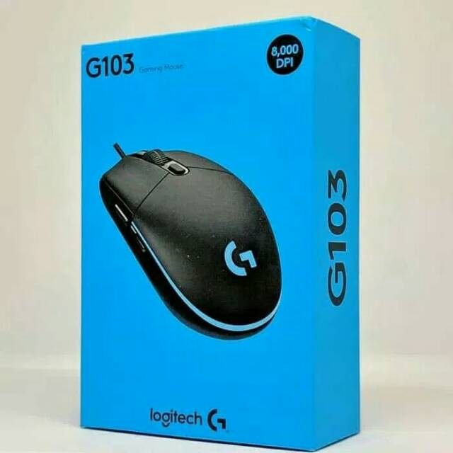 Logitech Mouse Game G103 G 103 Prodigy RGB Gaming Mouse 8000 DPI